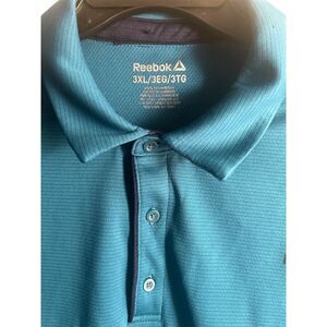 Reebok Mens Polo shirt blue green sizes 3xl/3reg/3tg